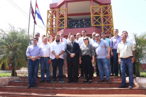 Importante reunión de autoridades nacionales, departamentales y municipales de Canindeyú para la lucha contra el narcotráfico