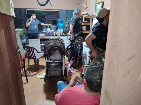 SENAD intervino boca de distribución de cocaína en Caaguazú