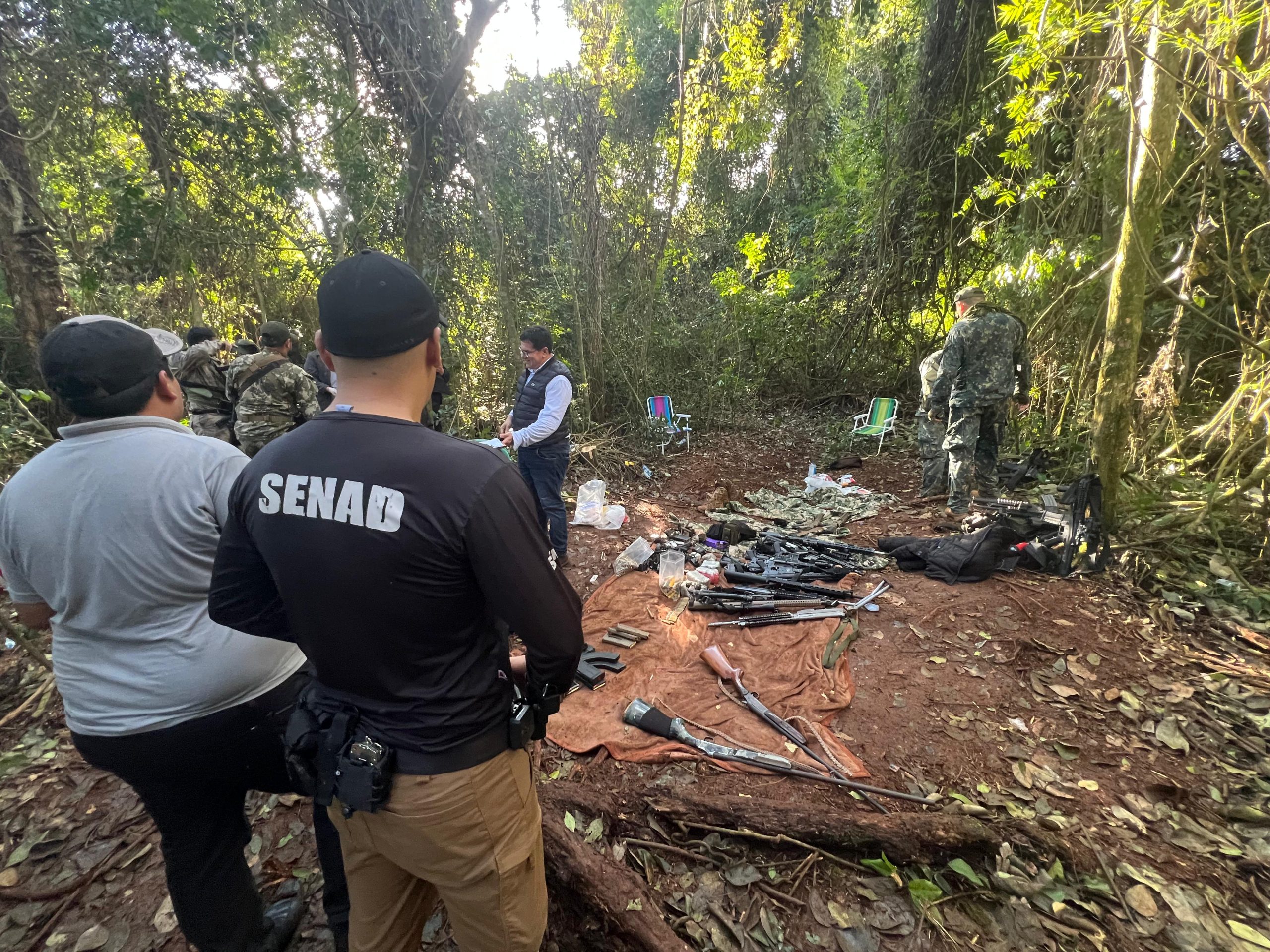 ABATIDOS, DROGA Y ARSENAL DE GUERRA: GOLPE A ESTRUCTURA NARCO EN CANINDEYÚ