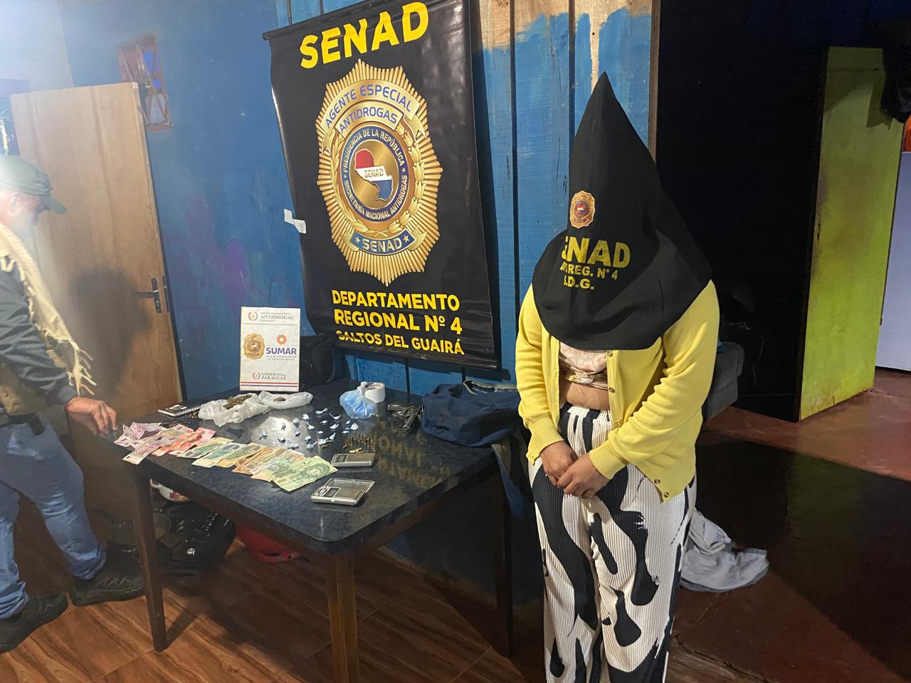 EN ALLANAMIENTOS SIMULTÁNEOS SENAD DESARTICULA FOCOS DE MICROTRÁFICO EN SALTOS DEL GUAIRÁ