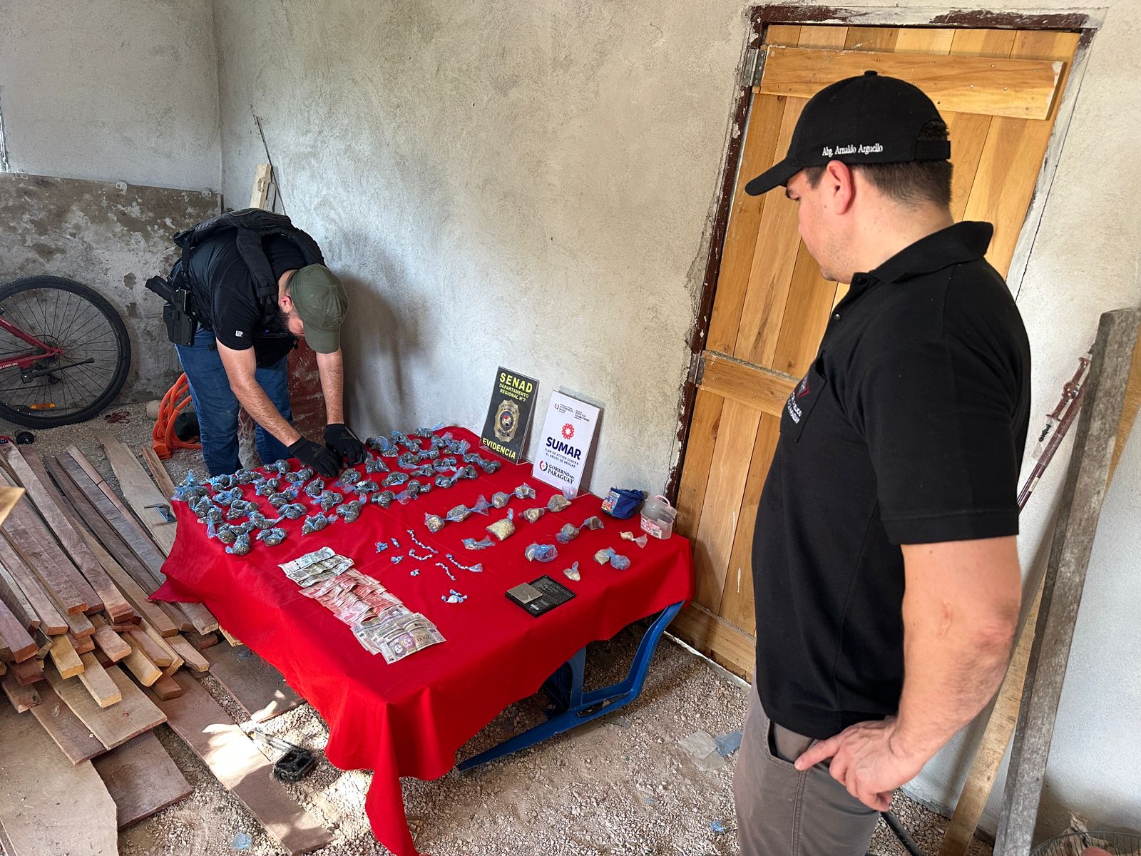 SENAD DESMANTELA FOCO DE ACOPIO Y VENTA DE DROGAS EN VALLEMÍ