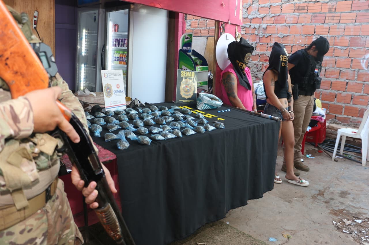 SENAD DESARTICULA FOCO DE DISTRIBUCIÓN DE COCAÍNA EN VÍA FÉRREA