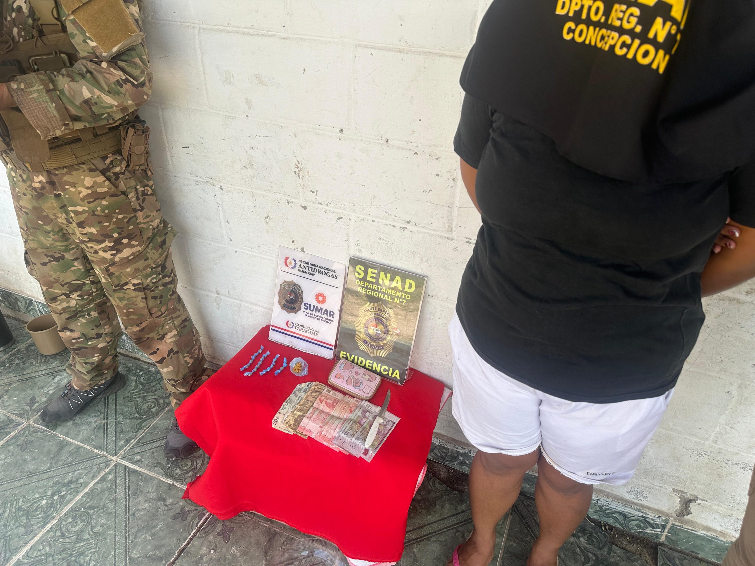 MUJER QUE COMERCIALIZABA DROGAS FUE DETENIDA CON CRACK EN VALLEMÍ