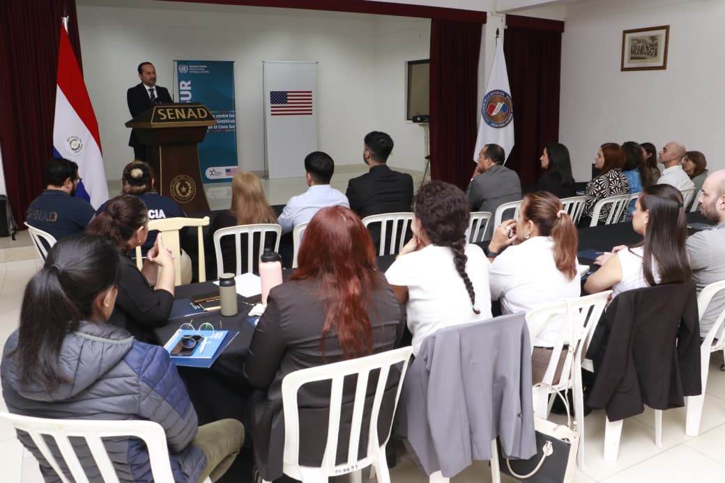 SENAD FORTALECE CAPACIDADES FRENTE A LAS DROGAS SINTÉTICAS CON APOYO INTERNACIONAL