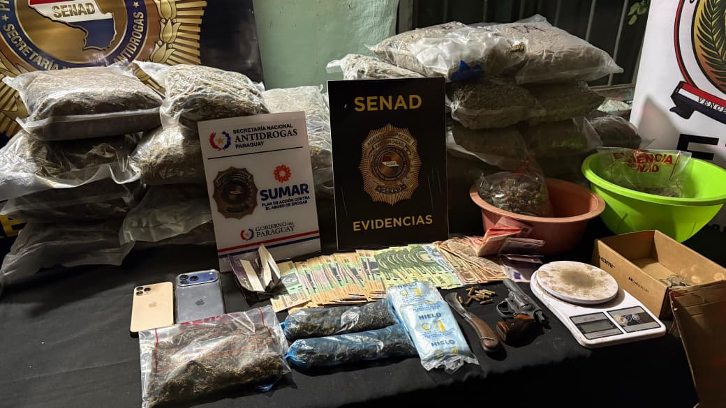 SENAD EJECUTA OFENSIVA CONTRA EL TRÁFICO DE DROGAS EN PILAR