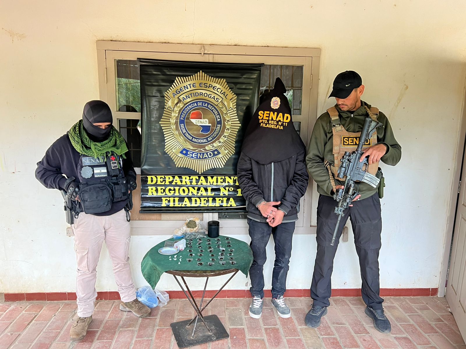 SENAD CAPTURÓ A JOVEN QUE COMERCIALIZABA “HACHÍS”,COCAÍNA Y CRACK EN FILADELFIA