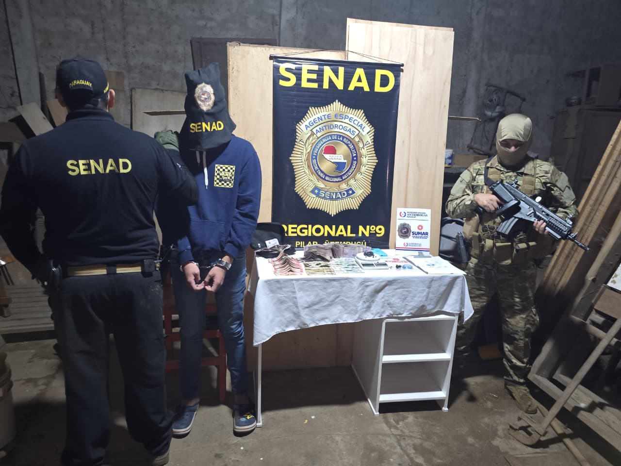 ALLANAMIENTO EN PILAR PERMITIÓ DESACTIVAR PUNTO DE VENTA DE DROGAS EN ZONA BARRIAL