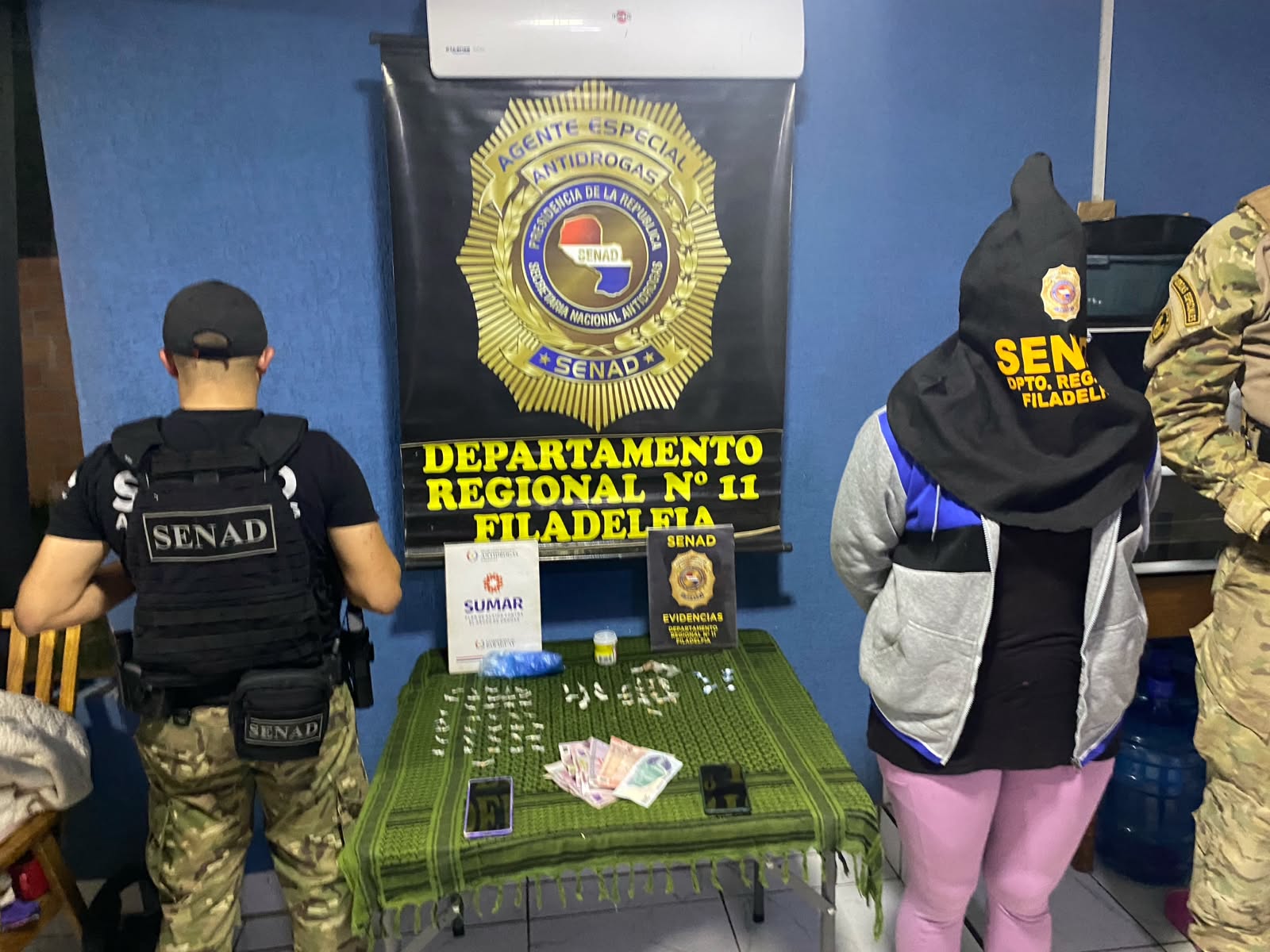 DESMANTELAN FOCO DE DISTRIBUCIÓN DE CRACK Y COCAÍNA OPERADO POR UNA MUJER EN FILADELFIA