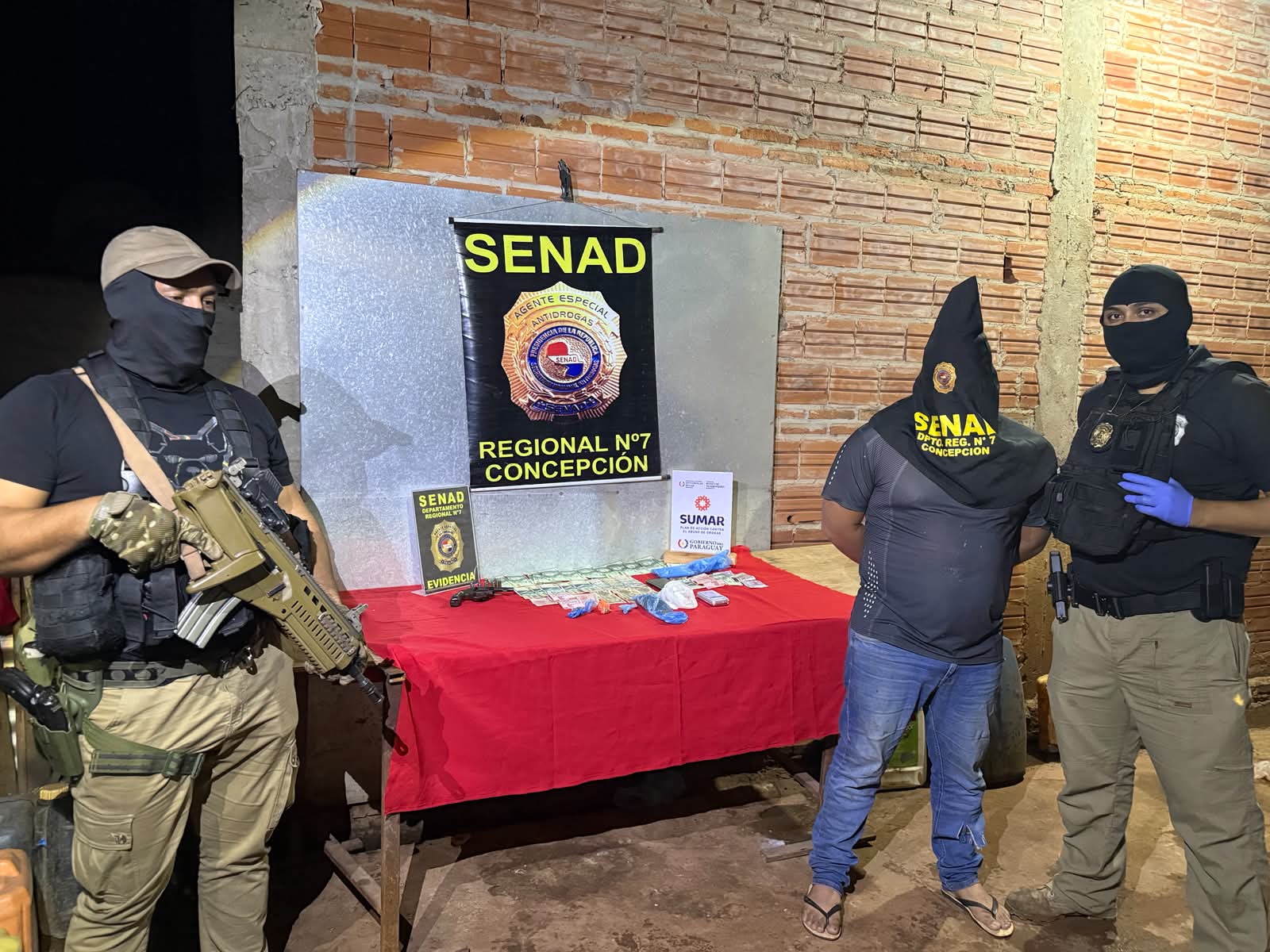 SENAD DESARTICULA FOCO DE MICROTRÁFICO EN CONCEPCIÓN Y DETIENE A DISTRIBUIDOR DE DROGAS
