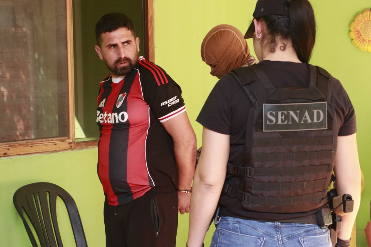 SENAD CAPTURA EN ITACURUBÍ DE LA CORDILLERA A UN EXPROYECTO DEL FÚTBOL POR TRÁFICO DE COCAÍNA